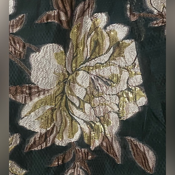 White House Black Market Fit & Flare Jacquard Floral Dress 2P NWT - Picture 15 of 16